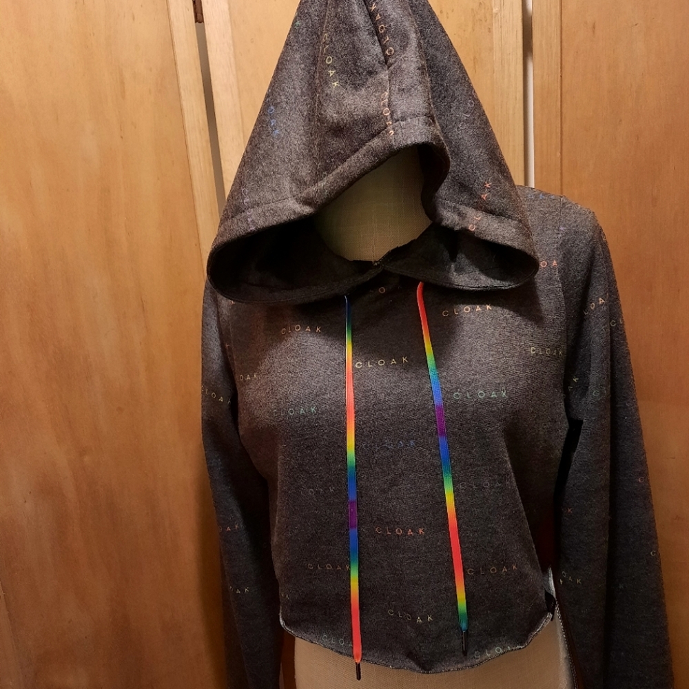 Cloak Brand Pride Cropped Hoodie Medium